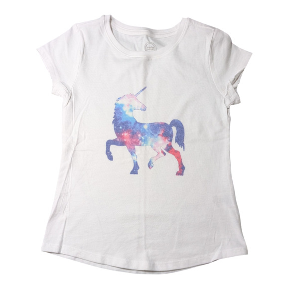 Set Of 3 Girls Shirts-Unicorns and Shark -Sz 6x Colorful Graphics Well Cared For - Picture 2 of 12